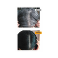 Black Hair Dye Shampoo Argan Oil Gray Coverage Lavme Beauty 420ml