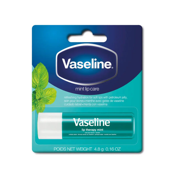 Vaseline Lip Balm Lip Therapy Mint Refreshing Hydrating Formula 4.8g