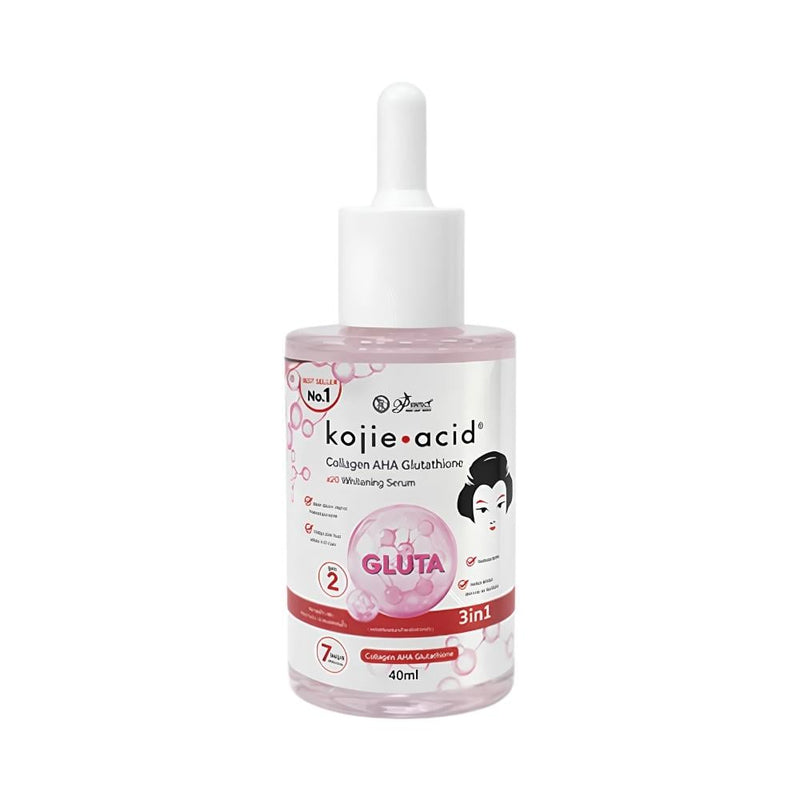 Face Serum For Dry Skin Kojic Acid Glutathione Brightening Perfect Skin Lady 40m