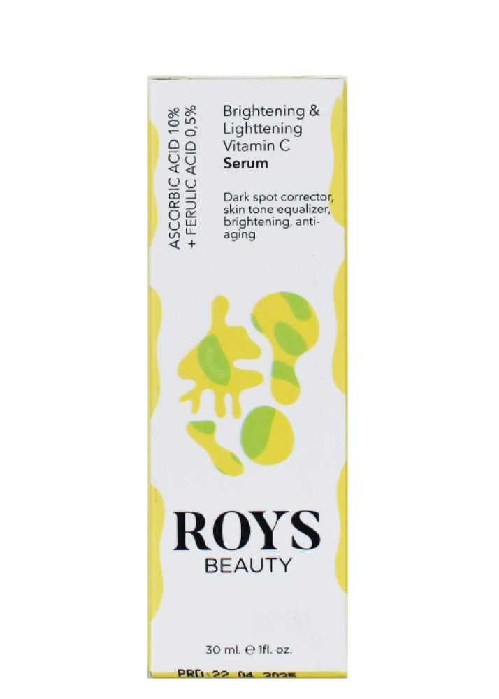 Vitamin C Brightening Serum Ferulic Acid Roys Beauty 30ml