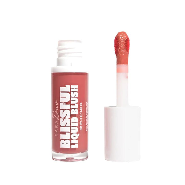 Kara Duo Blissful Liquid Blush - Honey Bloom, Long-Lasting Cheek Color