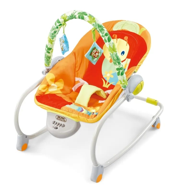 Baby Rocking Chair 2-in-1 Musical Soothing Seat Baby Love