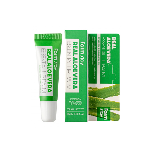 Farm Stay Aloe Vera Lip Balm, Moisturizing, Soothing, 10ml