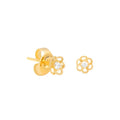 Navarro Stud Earrings, Gold Color, Opal, Children's