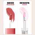 Huda Beauty Cheek and Lip Duo Set Liquid Blush Lip Oil Raspberry
