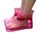 Salon System Pink Transparent Foot Massage Shoe