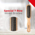 Best Hairbrush for Fine Hair Detangling Smoothing Cushioned Titania 1 Count