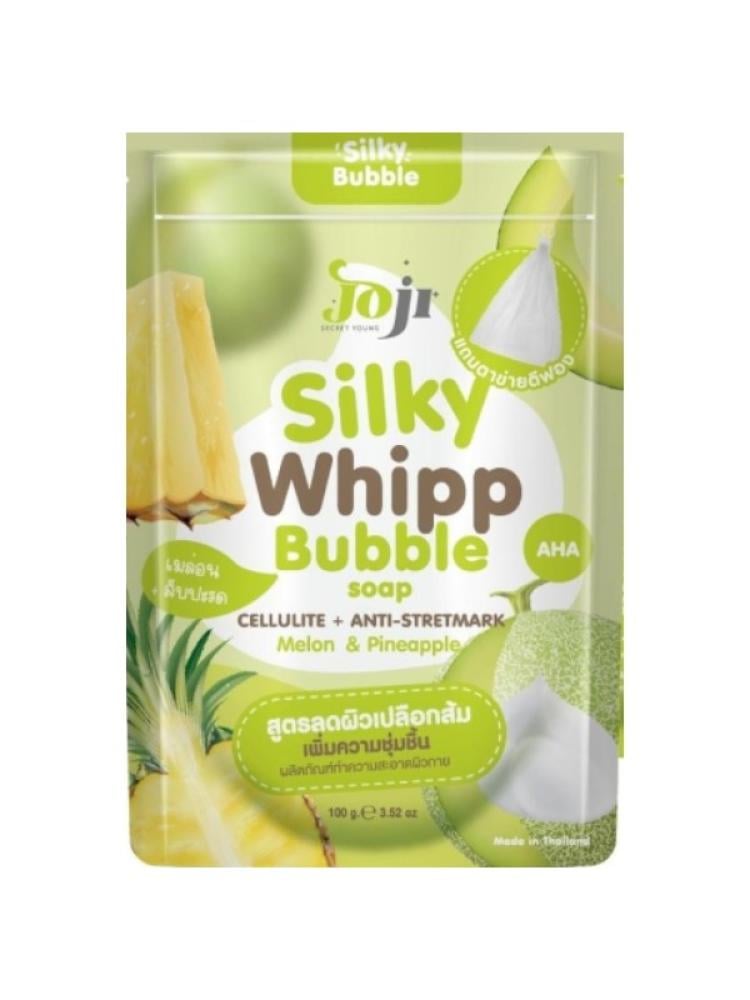 Joji Secret Young Silky Whipp Anti-Cellulite Bubble Soap Melon Pineapple 100g