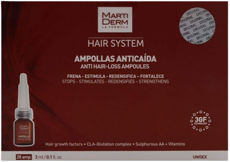 Martiderm Hair System Anti-Hair Loss Daily Ampoules 28 Pieces