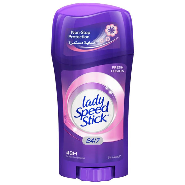 Natural Deodorant Stick Fresh Fusion Long Lasting Protection Lady Speed 65.2g