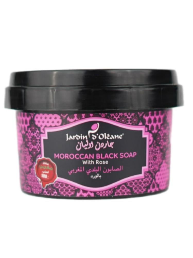 Moroccan Black Soap for Hair Rose Garden Olean 250g