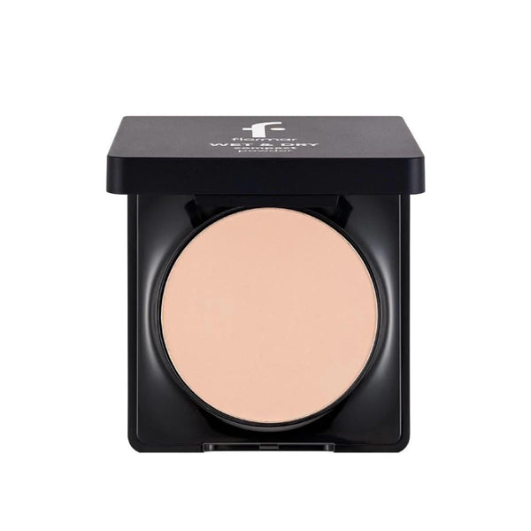 Flormar Wet & Dry Pressed Powder, 006 Caramel Rose, Semi-Matte Finish