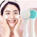 Silicone Facial Cleansing Brush 2-in-1 Exfoliating Massage Dara Beauty 1 Unit