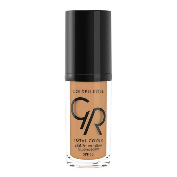 Foundation and Concealer 2in1 Caramel 19 Golden Rose 30ml