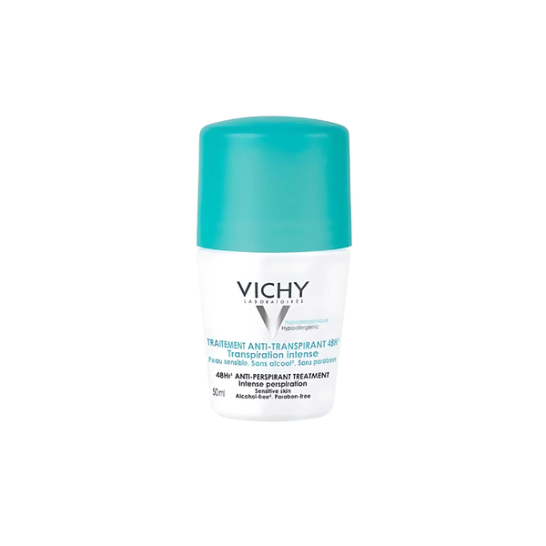 Vichy 48H Roll-On Deodorant Antiperspirant Alcohol-Free 50ml