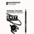 Flormar Waterproof Eyeliner Pencil Black Ice Vitamin E Long-Lasting