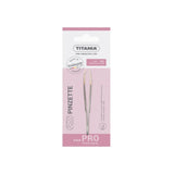 Titania Slanted Tweezers Precision Hair Removal Stainless Steel Tip 1067/G