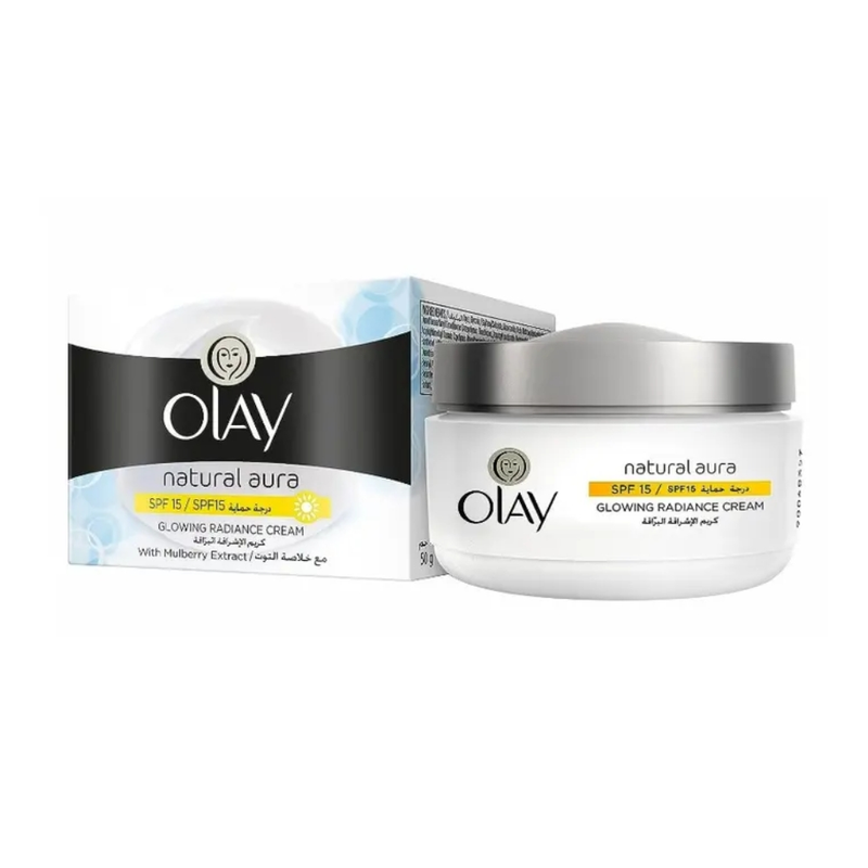 Olay Natural White Day Cream SPF 15 Brightening Moisturizer 50g