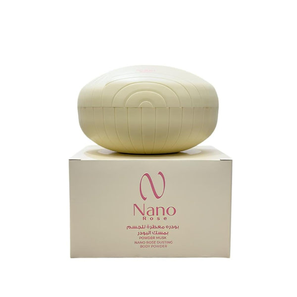 Body Powder Musk Scented Softness and Freshness Nano Rose 200g
