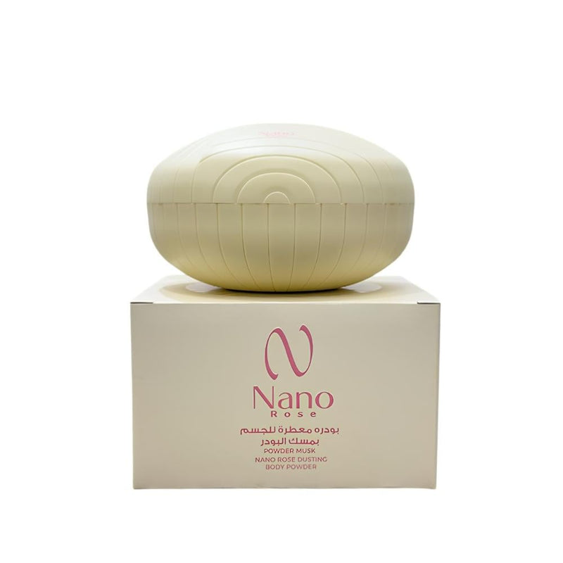Body Powder Musk Scented Softness and Freshness Nano Rose 200g
