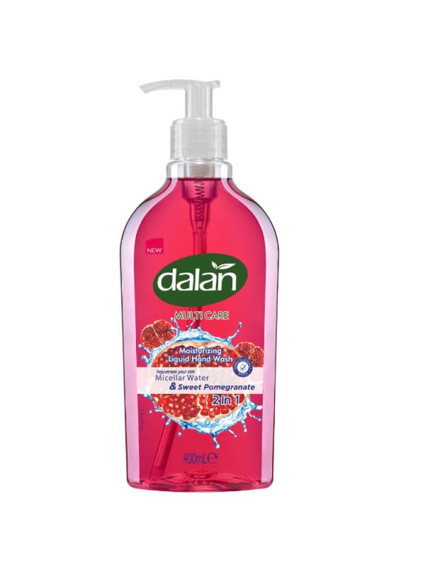 Dalan Sweet Pomegranate 2-in-1 Hand Wash - Micellar Water & Fruity Scent - 400ml
