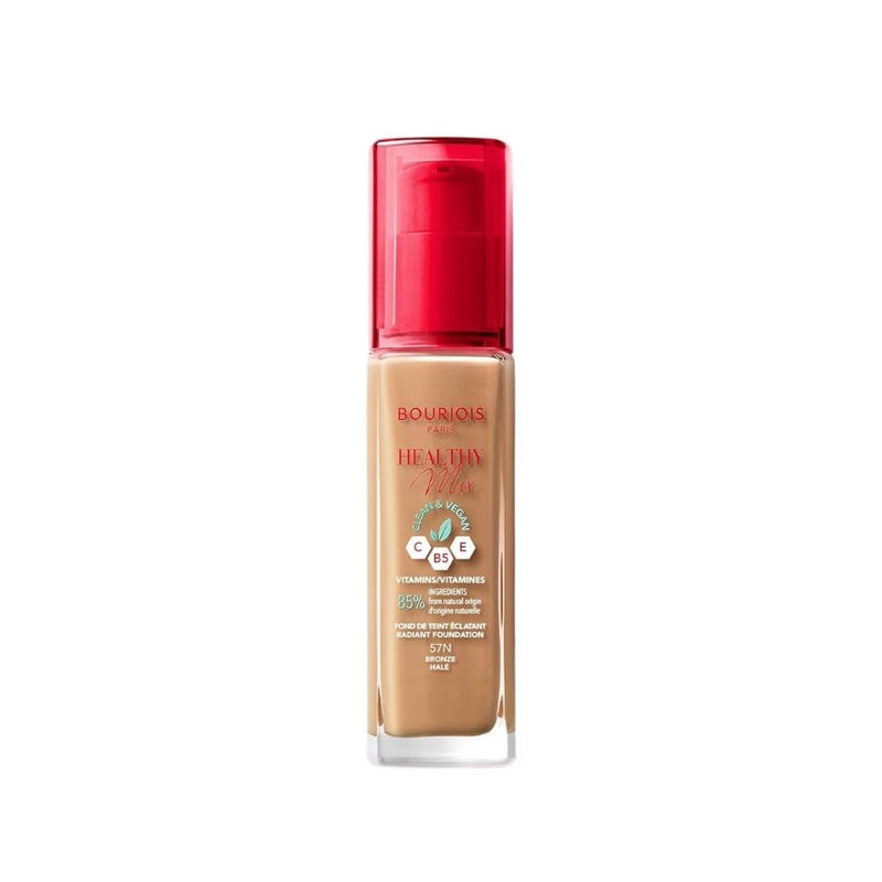 Bourjois Healthy Mix Foundation, Medium Coverage, Vitamin C, 57N Bronze
