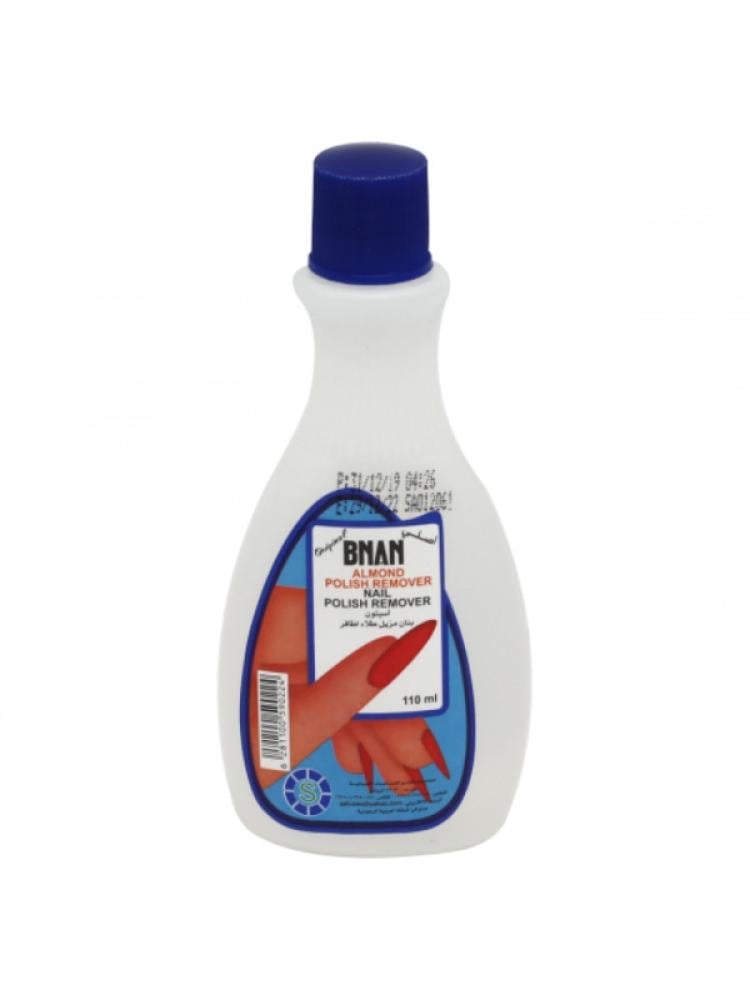 Nail Polish Remover Almond Acetone Gentle Banan 110ml