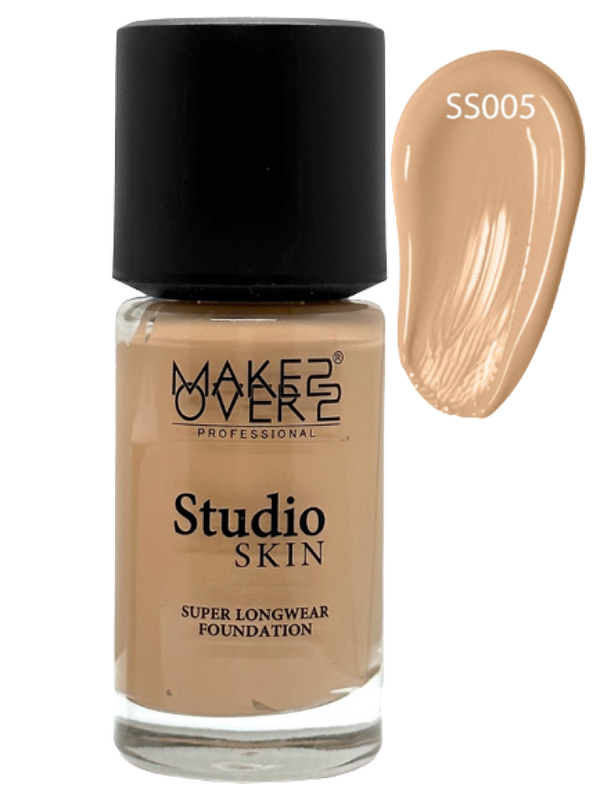 Breathable Liquid Foundation Studio Skin 05 by Make Over22, 30ml
