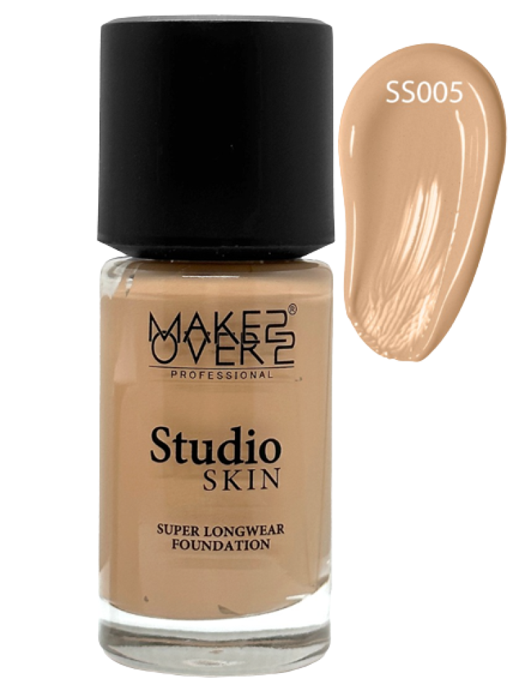 Breathable Liquid Foundation Studio Skin 05 by Make Over22, 30ml