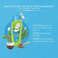 Vatika Coconut Shampoo Double Nourishment 350ml Pack of 2