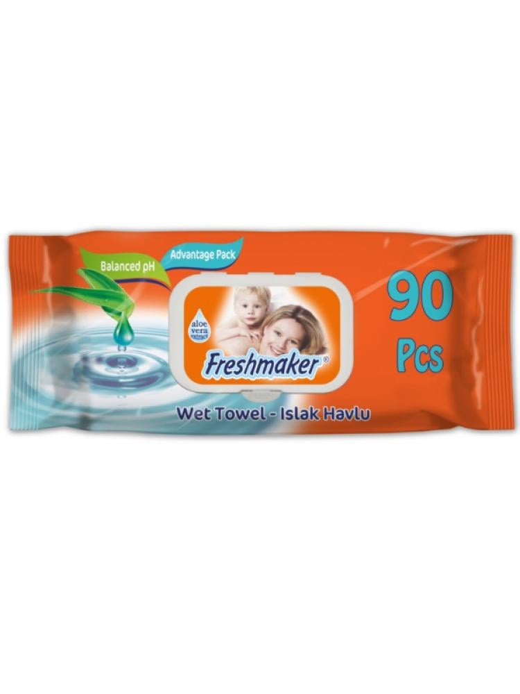 Freshmaker Baby Wipes Aloe Vera - 90 Count