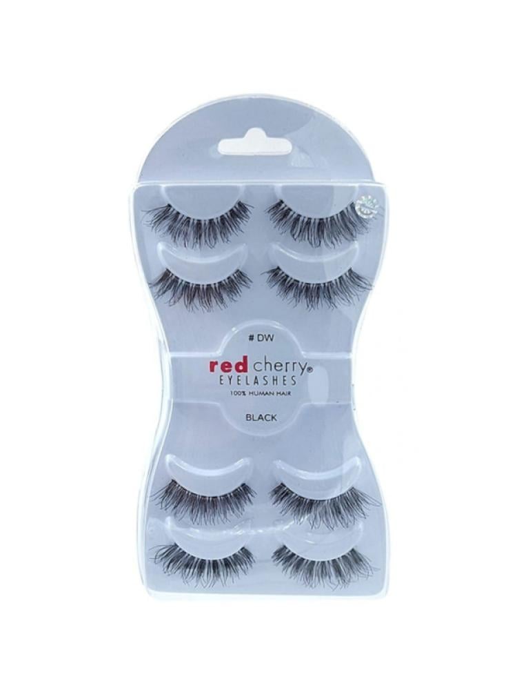 False Eyelashes Kit Natural Look DW Red Cherry 1 Pair