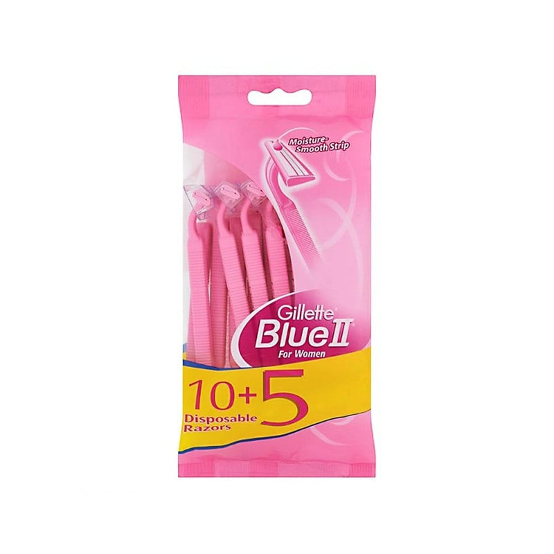 Gillette Razor Blades Women's Sensitive Skin Double Blade Pack 15 Piece