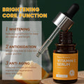 Vitamin C Serum for Face Brightening Dark Spot Reduction Vibrant Glamour 30ml