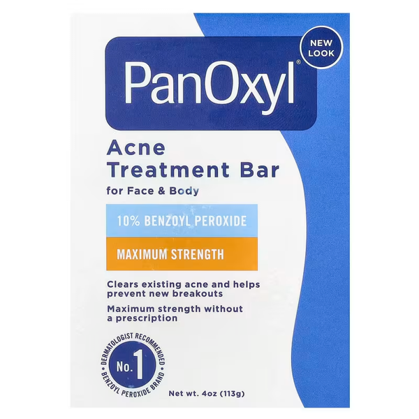 PanOxyl Acne Soap 10% Benzoyl Peroxide Deep Cleansing Bar 113g