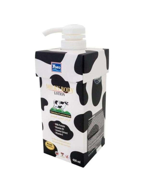 Body Lotion Milk and Vitamin E Moisturising Formula YOKO 400ml