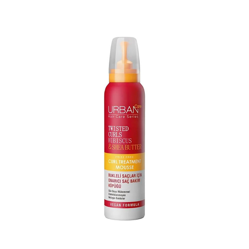 Urban Care Curly Hair Treatment Foam Hibiscus Shea Butter 150ml