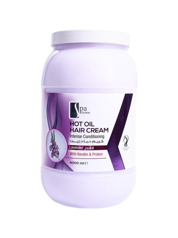 Hot Oil Hair Cream Deep Hydration Keratin Protein Spa System 4000ml