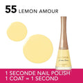 Shop Nail Polish 1 Seconde Lemon Amour 55 Vibrant Colour Bourjois 9ml