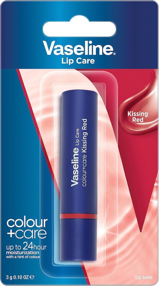 Best Red Tinted Lip Balm Colour + Care Kissing Red Hydrating Formula 3g
