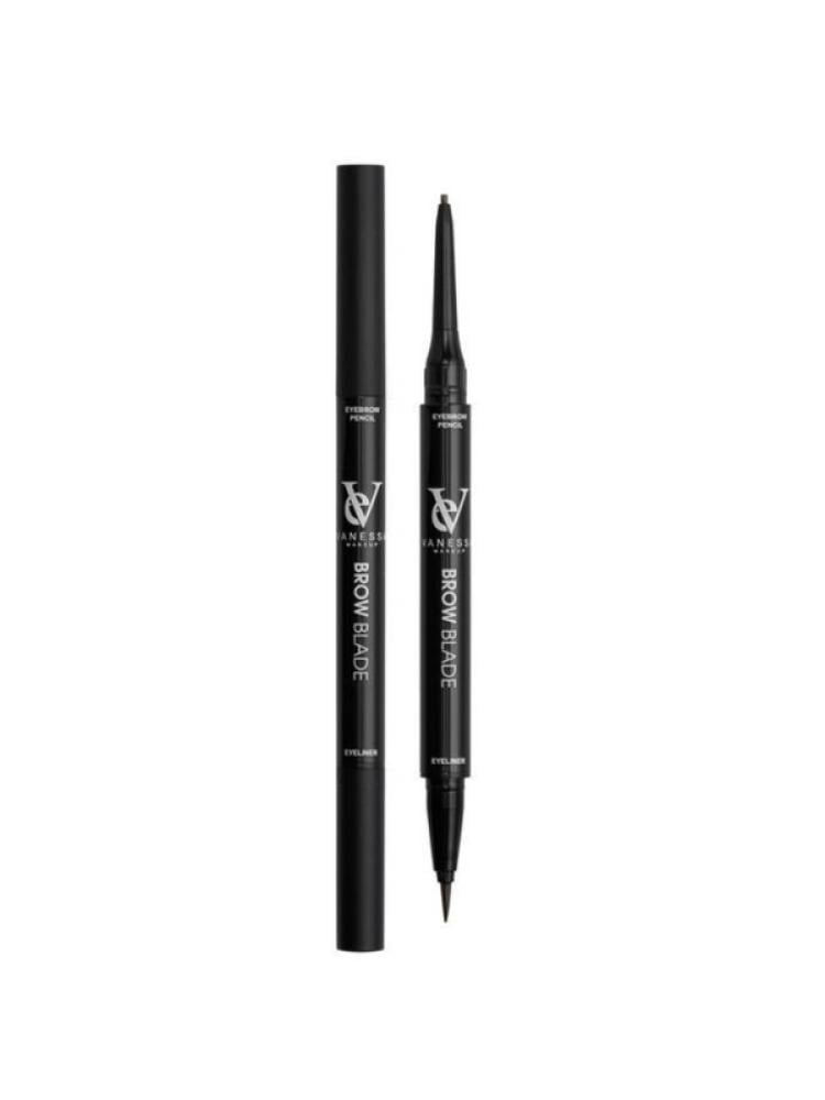 Vanessa Brow Blade Eyebrow Pencil - Waterproof Dark Brown
