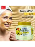 Gold Face Mask Collagen Boosting Radiance Care Cosmo 500ml