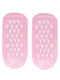 Best Moisturizing Gel Socks Spa System Foot Care Vitamin E Pink
