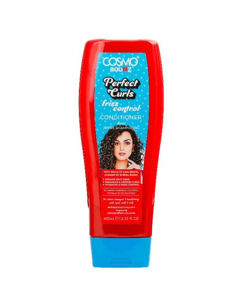 Cosmo Bounz Perfect Curls Conditioner with Linseed Oil & Shea Butter - 400ml