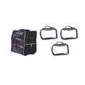 Salon System Clear Front Cosmetic Travel Bag - 29cm x 28cm x 18cm