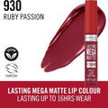 Matte Liquid Lipstick Ruby Passion Long-Lasting Rimmel London 7.4ml