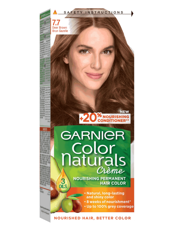 Light Brown Hair Color Deer Brown 7.7 Garnier 100ml