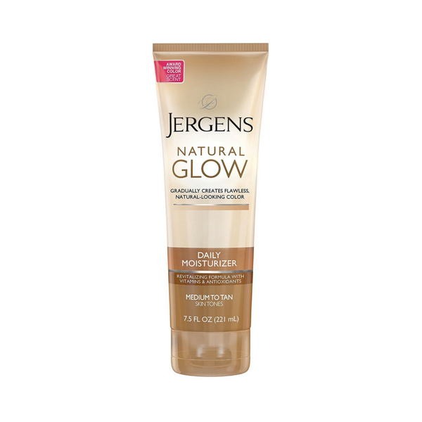 Jergens Natural Glow Daily Moisturizer, Medium to Tan Skin, 221ml