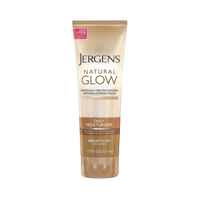 Jergens Natural Glow Daily Moisturizer, Medium to Tan Skin, 221ml