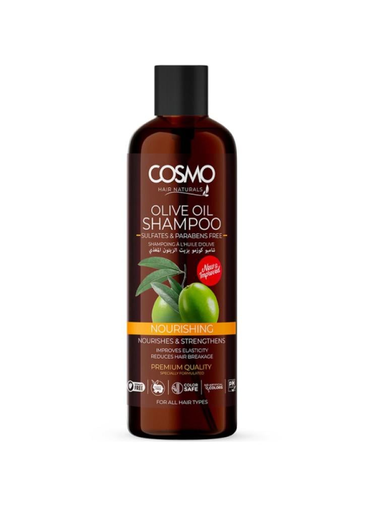 Cosmo Olive Oil Shampoo - Sulfate-Free, 480 ml